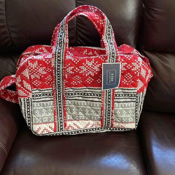 Home Reflections Bags Quilted Duffel Bag Poshmark